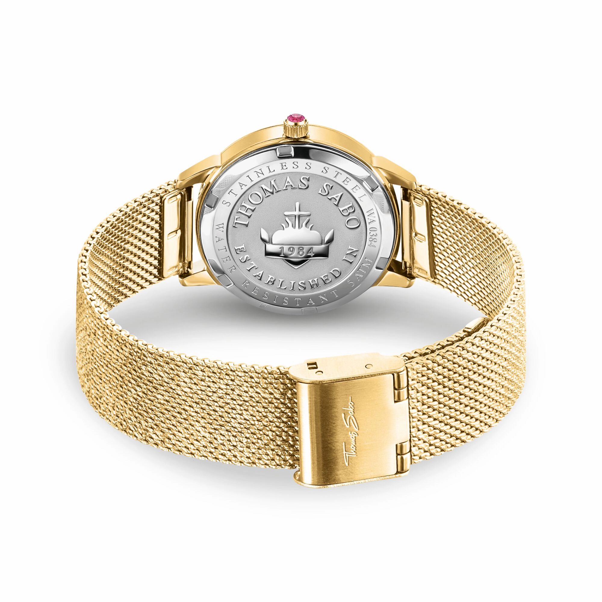 Thomas Sabo Women's watch snake in 3D optics gold