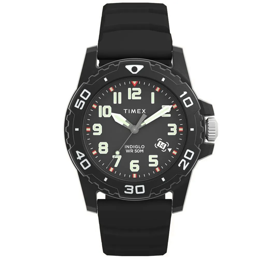 Timex Indiglo Easy Reader Rubber Strap Mens Watch TW5M61200 cheap digital watch best digital watch for men