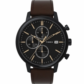 Timex Chicago TW2W13200 Affordable Leather Watch Leather Watch Discount