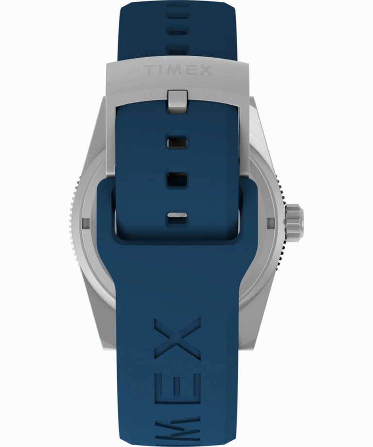 Timex Deepwater Reef 200M 41mm Blue Rubber Strap Watch TW2W74600