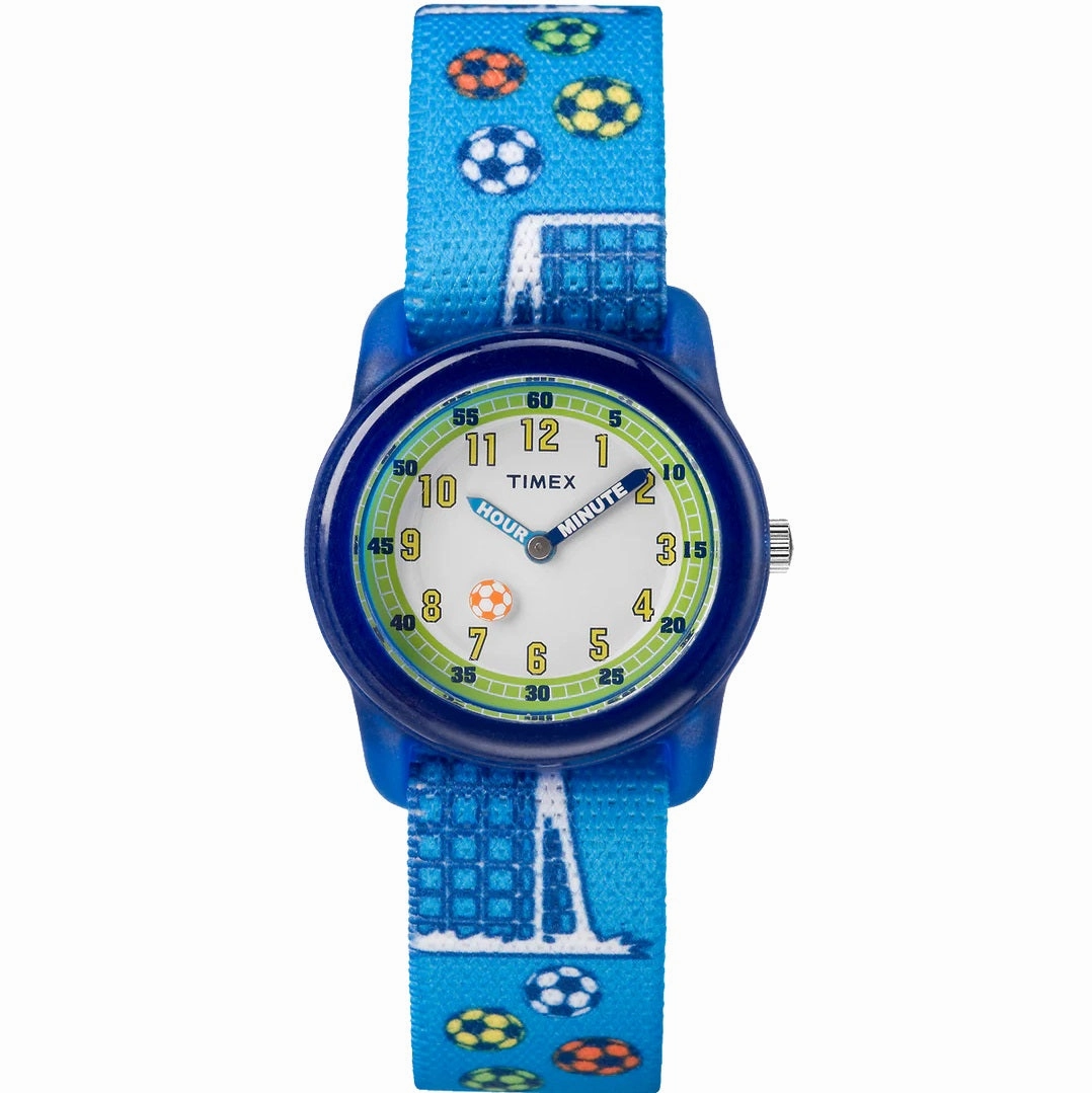 Timex Football Time Teacher Kids Watch TW7C16500,seiko watches,mens watches,watches designer,watches discount,watches for women,best kids watches,kids watches designer,kids watches for boys,girls kids watches