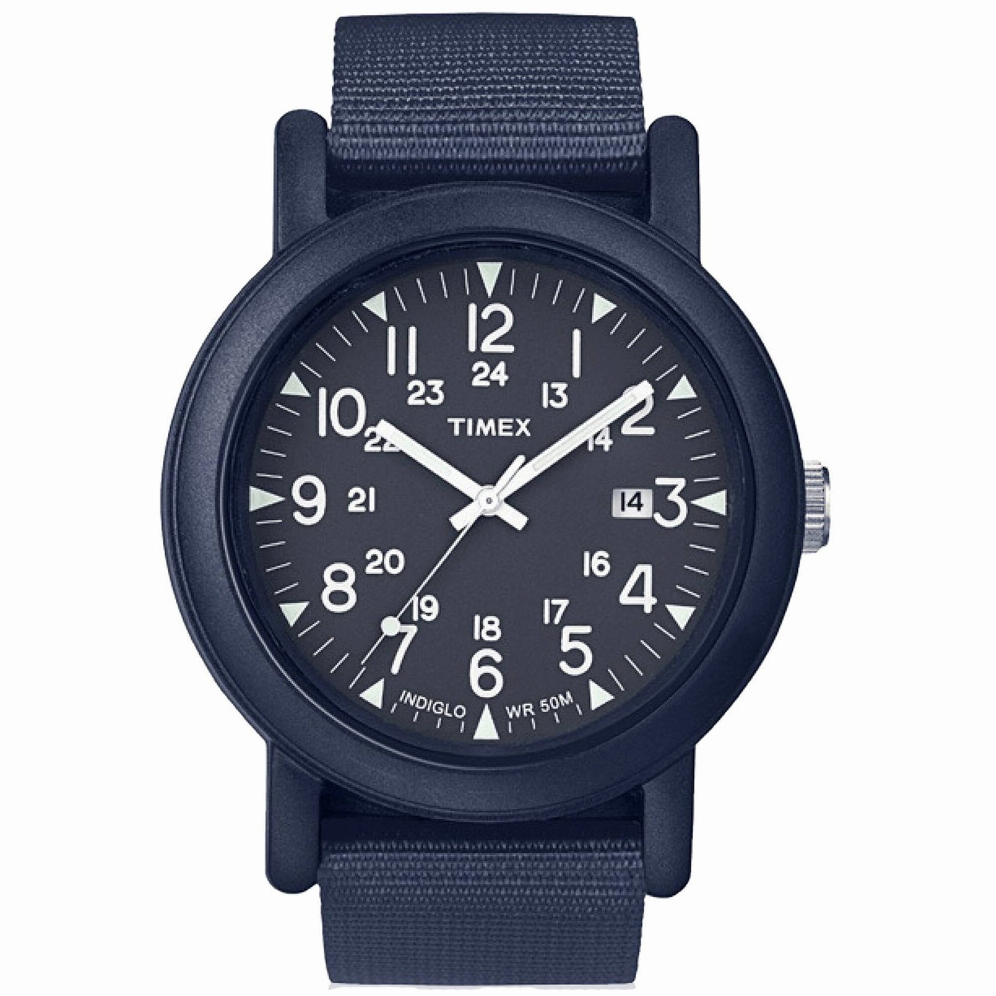 Timex Men's Watch - Camper Quartz Blue Dial Canvas/nylon Strap | TW2P62600 Luxury Quartz Watch Quartz Watch Sale