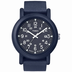 Timex Men's Watch - Camper Quartz Blue Dial Canvas/nylon Strap | TW2P62600 Luxury Quartz Watch Quartz Watch Sale