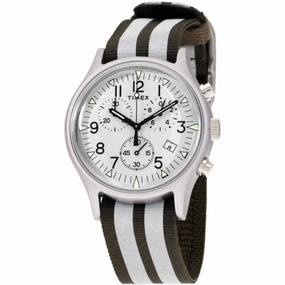 Timex Men's Watch - MK1 Chronograph Quartz Green and White Nylon Strap | TW2R81300 men's watches best men's watches under $500 affordable men's watches men watches classic