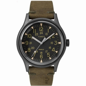 Timex Men's Watch - MK1 Quartz Gunmetal Stainless Steel Case Brown Strap | TW2R97000 Luxury Quartz Watch Quartz Watch Sale