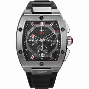 Timex Men's Watch - UFC Street Gunmetal Case Black Silicone Strap | TW2V87400 men's watches best men's watches under $500 affordable men's watches men watches classic
