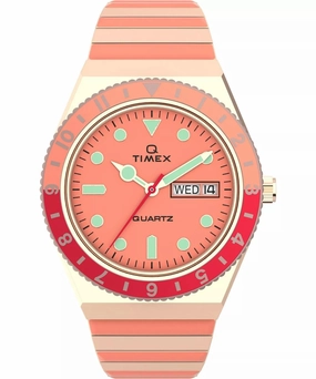 Timex Q Malibu 36mm Stainless Steel Women's Watch TW2V38600 