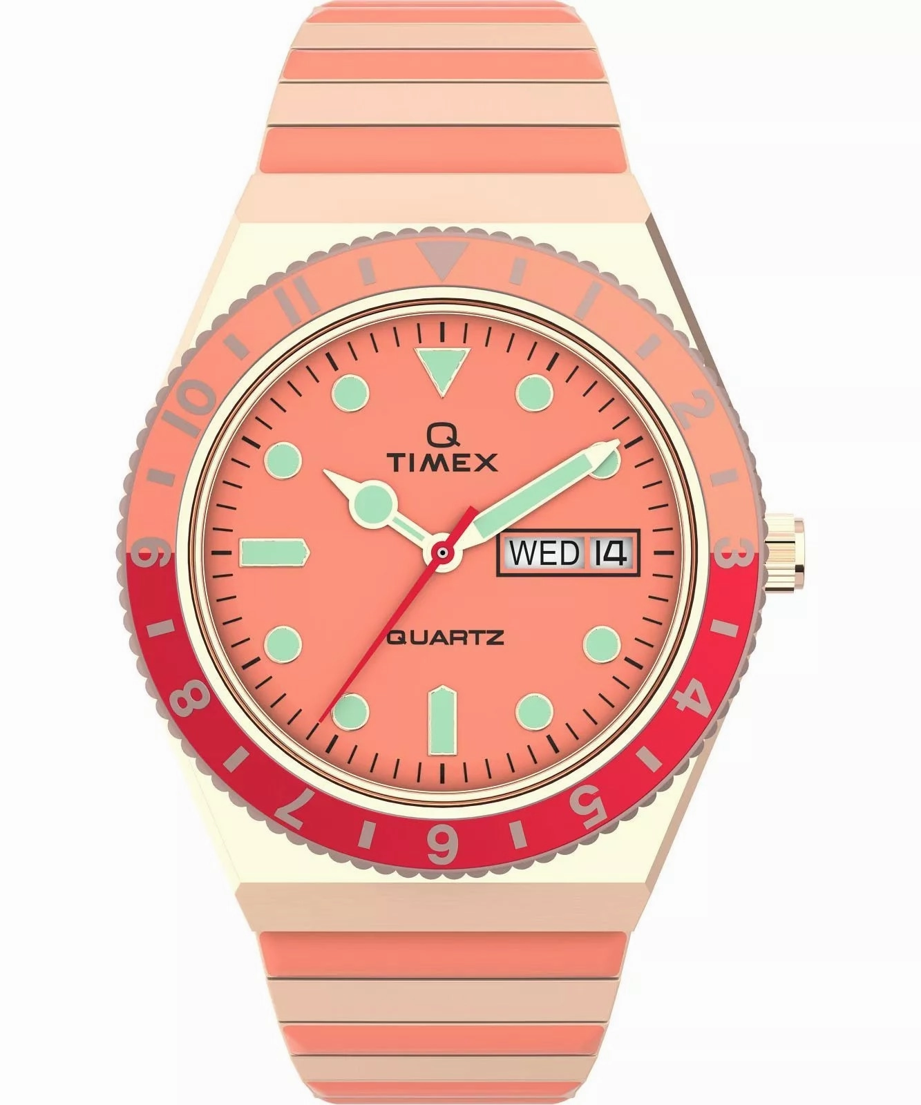 Timex Q Malibu 36mm Stainless Steel Women's Watch TW2V38600 