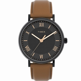 Timex Southview TW2V91400 Affordable Leather Watch Leather Watch Discount