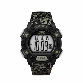 Timex UFC Core Shock 45mm Resin Strap Watch TW4B27500 