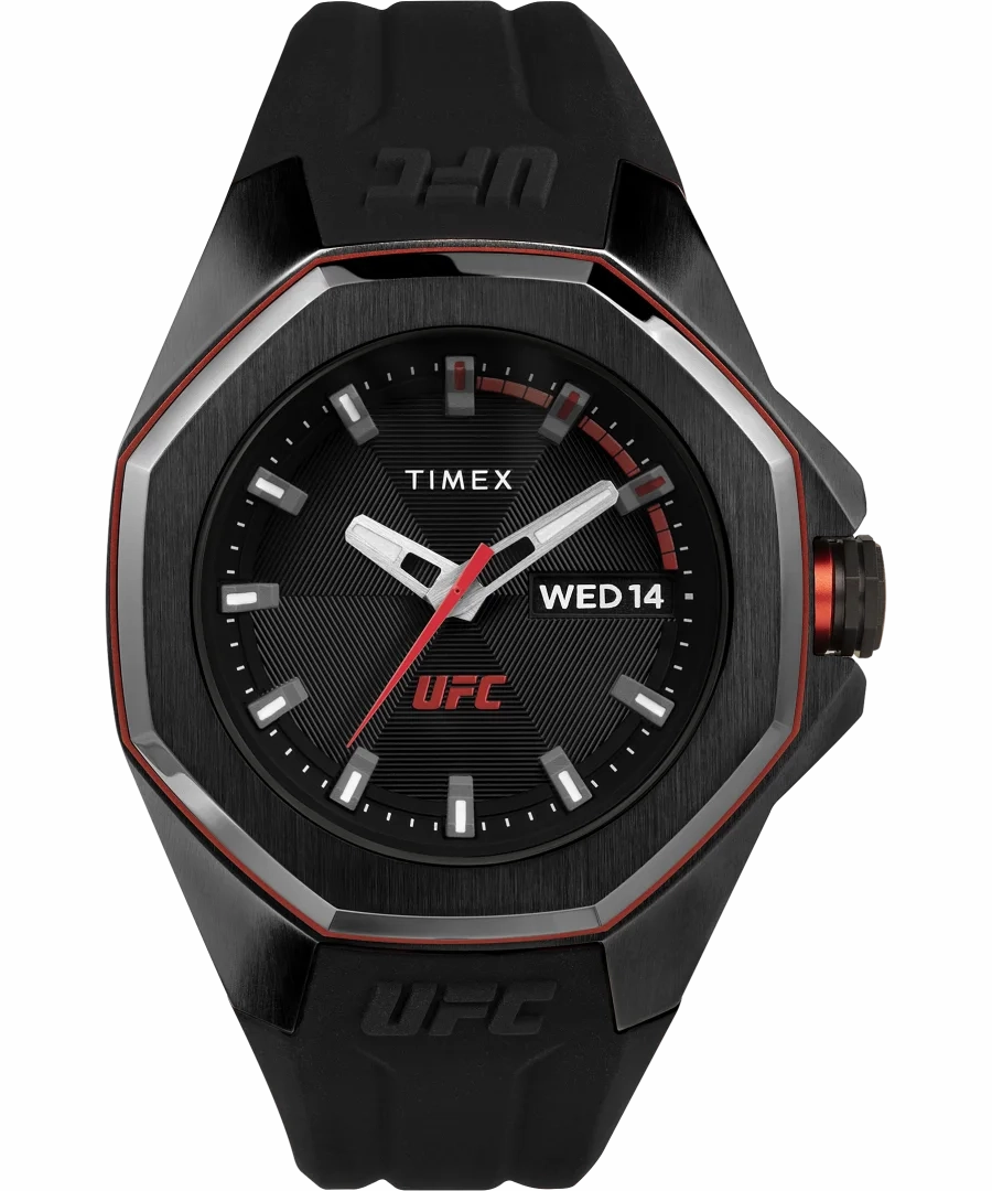 Timex UFC Pro 44mm Silicone Strap Watch TW2V57300 