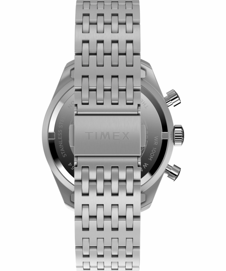Timex Waterbury Chronograph Stainless Steel Watch TW2Y18500