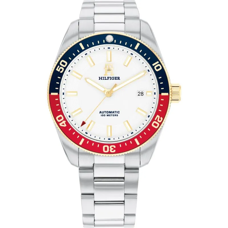 Tommy Hilfiger TH85 Mens Stainless Steel Automatic Watch 1710551 cheap digital watch best digital watch for men