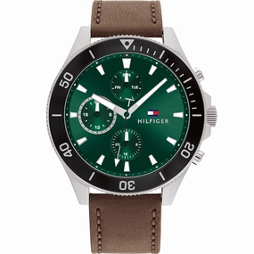 Tommy Hilfiger Larson 1791983 Multi-Function Affordable Leather Watch Leather Watch Discount