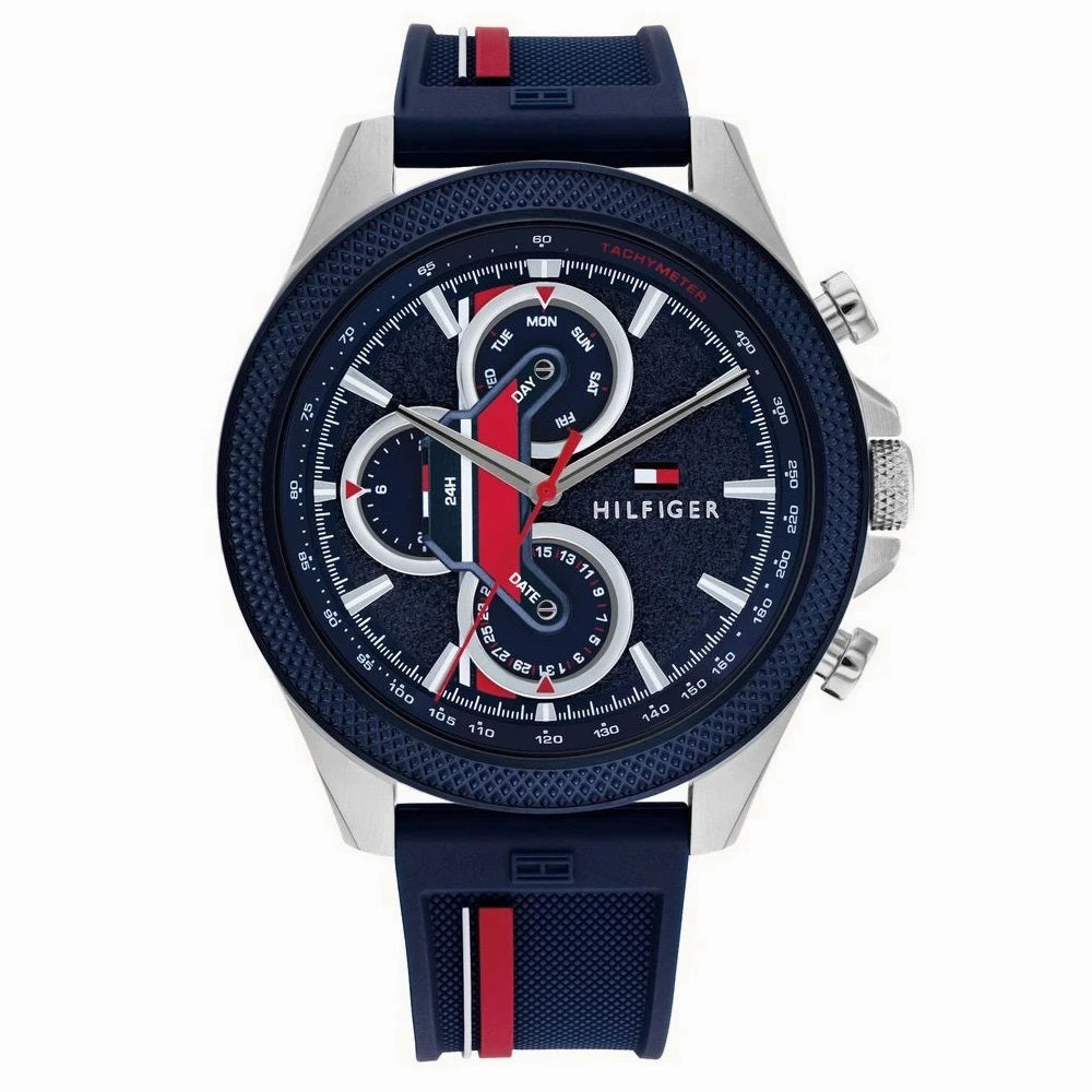 Tommy Hilfiger Silicone Strap Mens Watch 1792083 