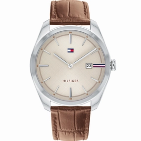 Tommy Hilfiger Theo 1710430 Affordable Leather Watch Leather Watch Discount