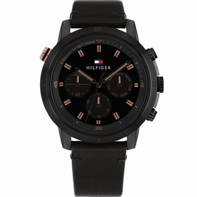 Tommy Hilfiger Troy 1792110 Multi-Function Affordable Leather Watch Leather Watch Discount