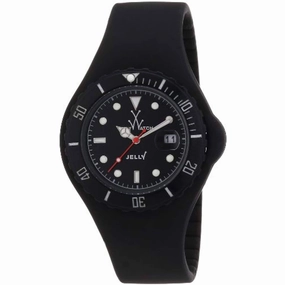 Toy Watch - Men's Watch - Jelly Quartz Black Dial Rubber Strap | JY02BK Luxury Quartz Watch Quartz Watch Sale