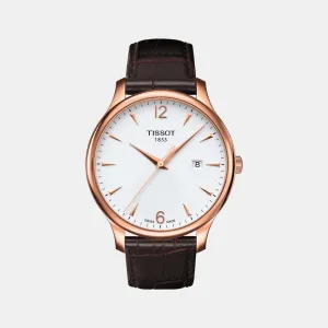 Tradition Men Analog Leather Watch T0636103603700 budget    watches    watches classic