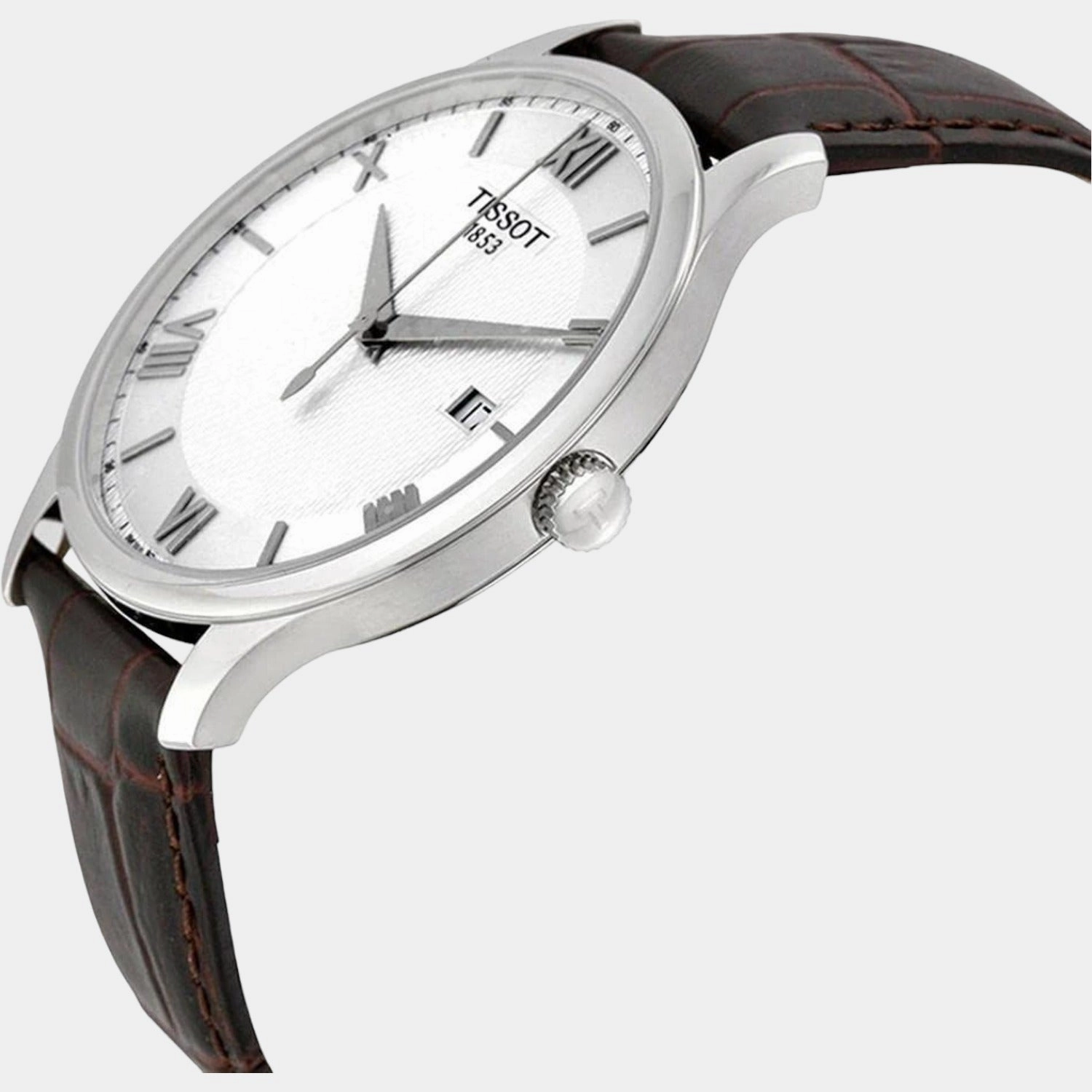 Tradition Men Analog Leather Watch T0636101603800
