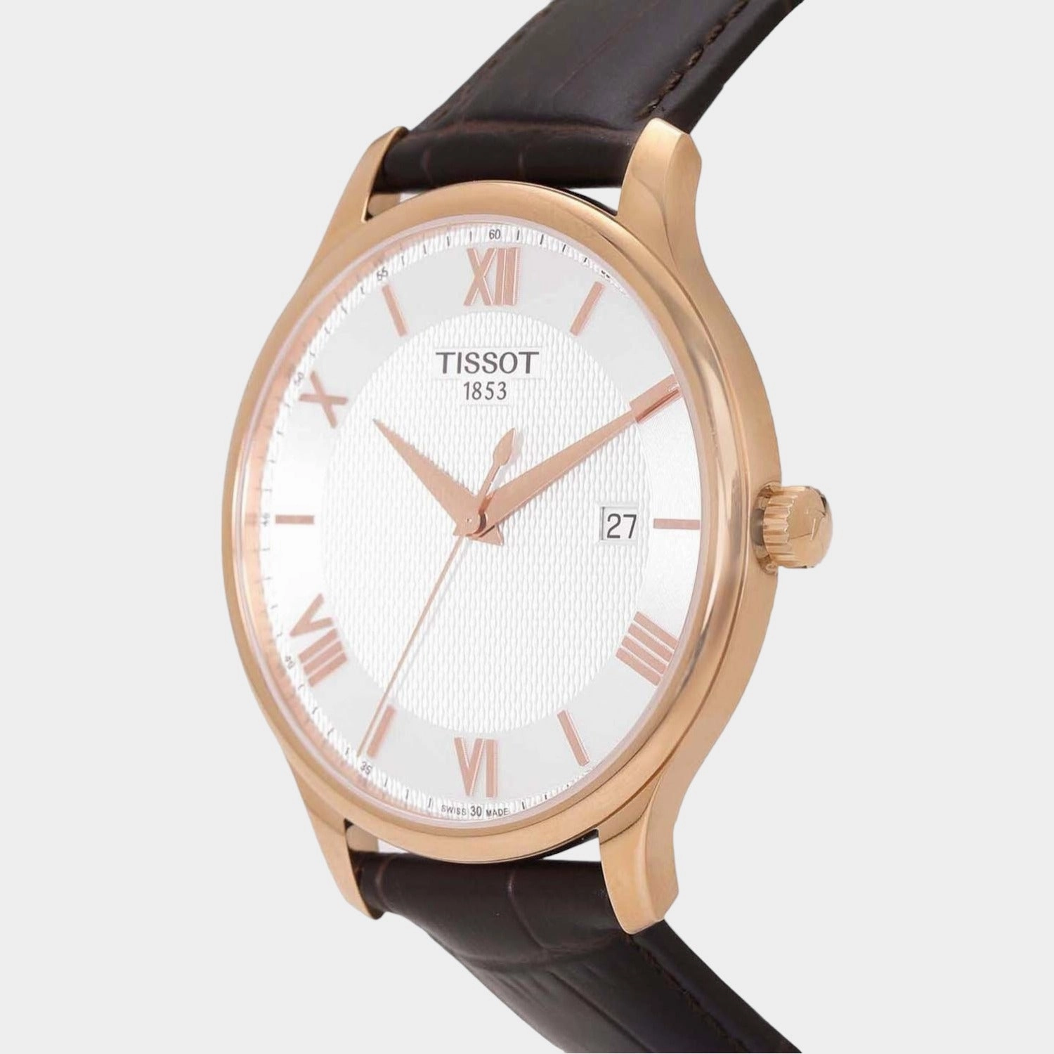 Tradition Men Analog Leather Watch T0636103603800