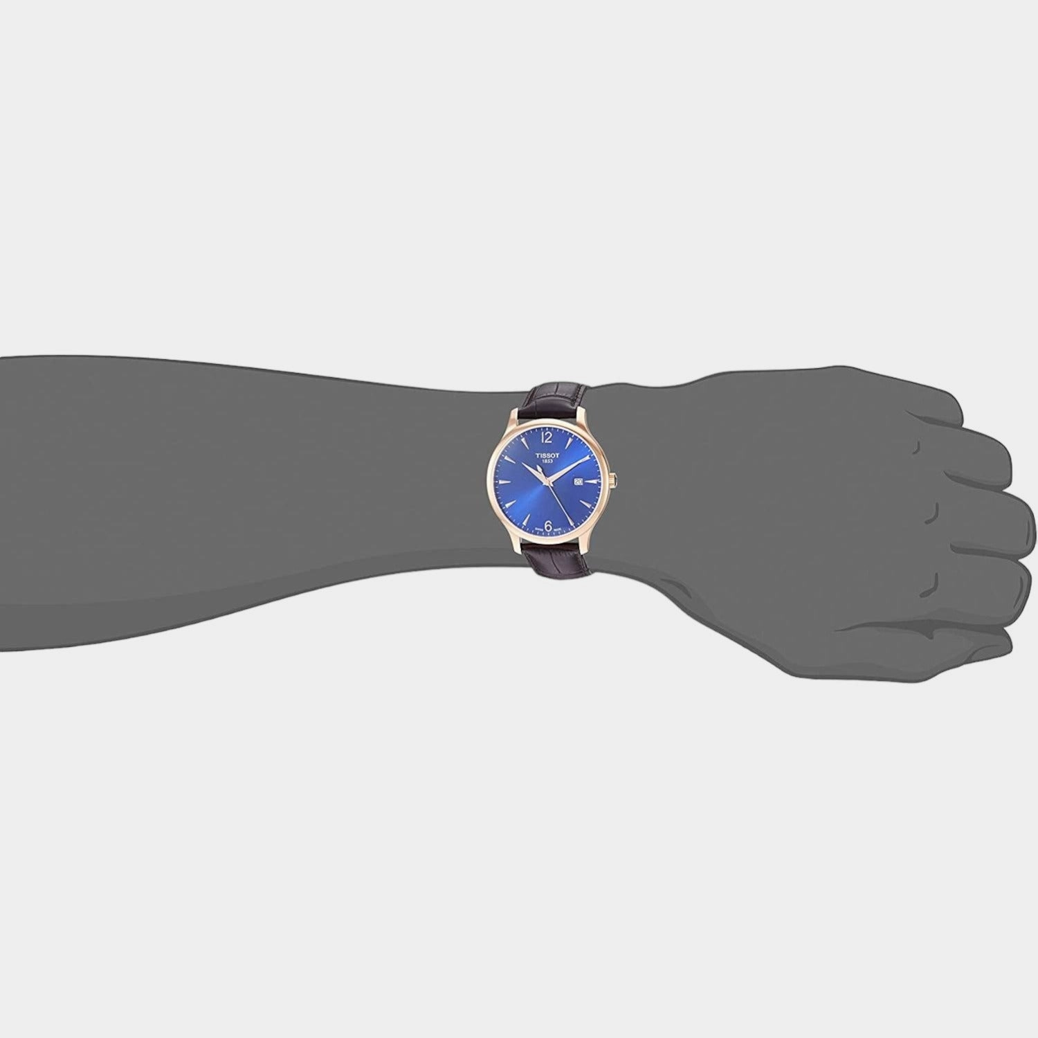Tradition Men Analog Leather Watch T0636103604700
