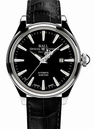 Trainmaster Eternity Black Ladies - Leather - Ref. NL2080D-LJ-BK,automatic watch,automatic watches for men,automatic watches for women,luxury automatic watch,minimalist automatic watch,dress automatic watch,vintage automatic watch,automatic watch sale