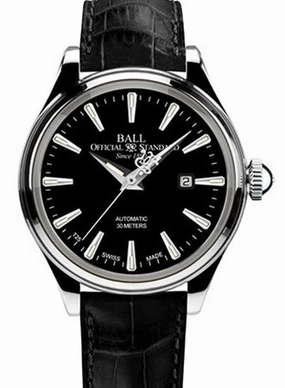 Trainmaster Eternity Black Ladies - Leather - Ref. NL2080D-LJ-BK,automatic watch,automatic watches for men,automatic watches for women,luxury automatic watch,minimalist automatic watch,dress automatic watch,vintage automatic watch,automatic watch sale