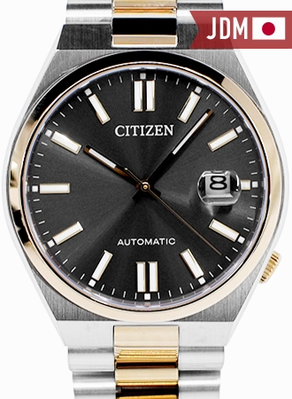 Tsuyosa Two-Tone Grey Automatic Ref. NJ0154-80H,automatic watch,automatic watches for men,automatic watches for women,luxury automatic watch,minimalist automatic watch,dress automatic watch,vintage automatic watch,automatic watch sale