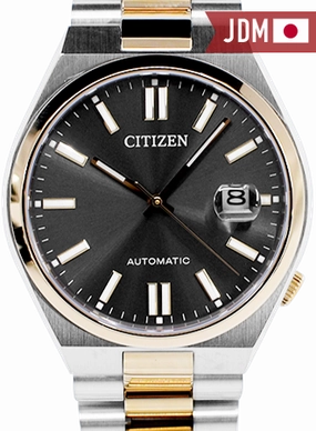 Tsuyosa Two-Tone Grey Automatic Ref. NJ0154-80H,automatic watch,automatic watches for men,automatic watches for women,luxury automatic watch,minimalist automatic watch,dress automatic watch,vintage automatic watch,automatic watch sale