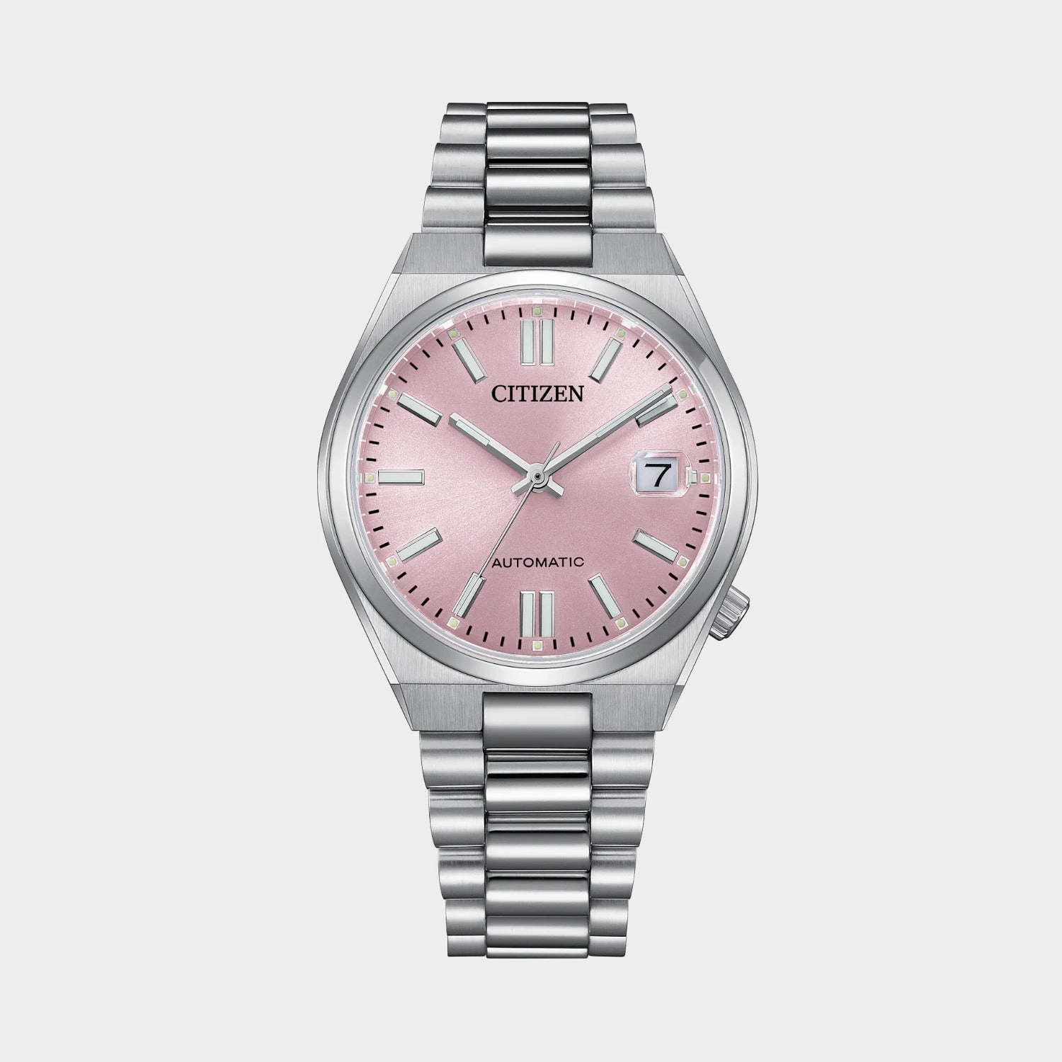 Tsuyosa Women Automatic Pink Dial Analog Stainless Steel Watch NJ0200-50Z women watches best women watches affordable women's watches branded women watches