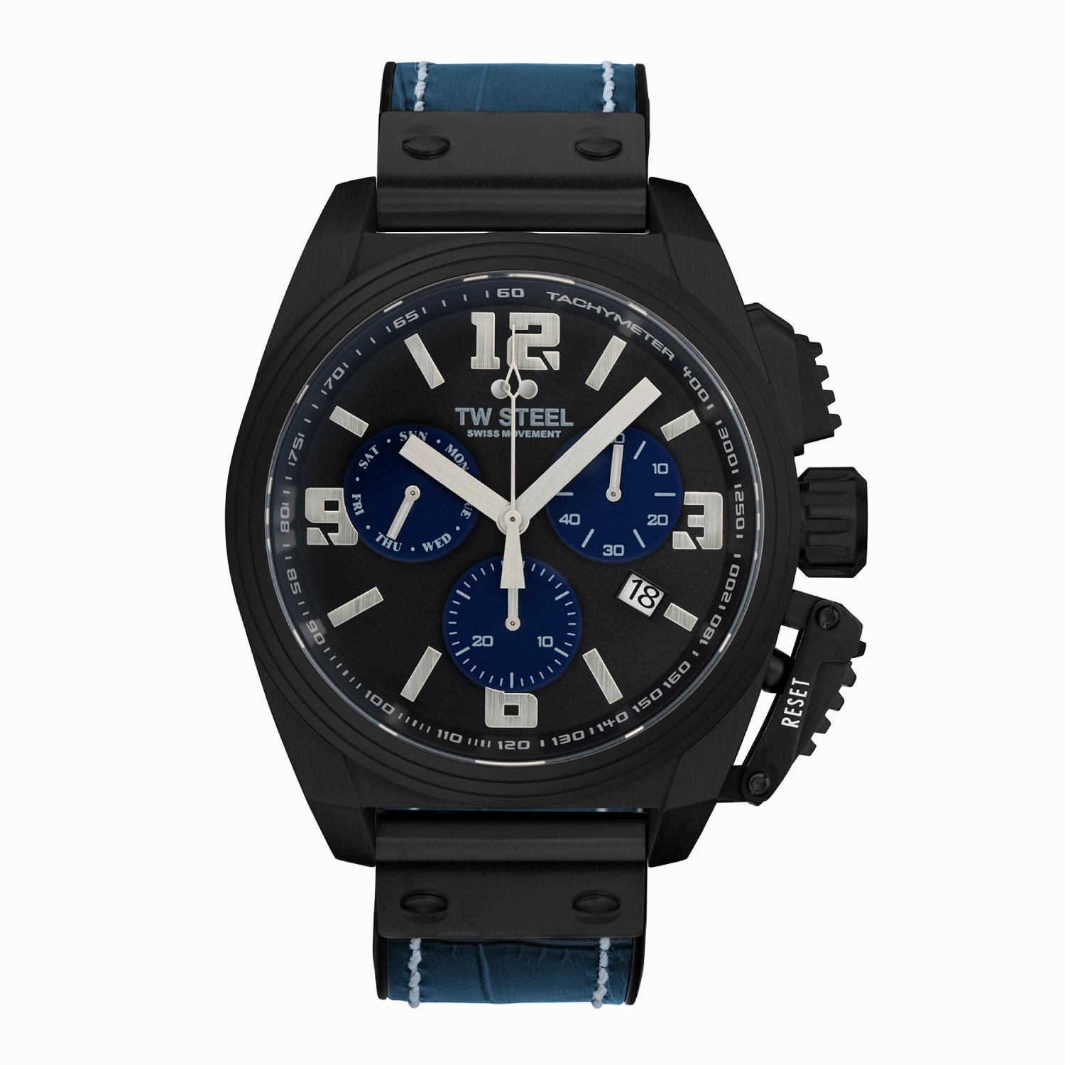 TW Steel Canteen 46MM Chronograph Blue Dial Mens Watch TW1117,quartz watch, quartz watches for men, quartz watches for women, best quartz watch, minimalist quartz watch, luxury quartz watch, waterproof quartz watch,analog quartz watch, digital quartz watch