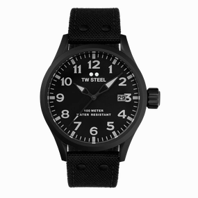 TW Steel Volante 45MM Black Dial Mens Watch VS103 