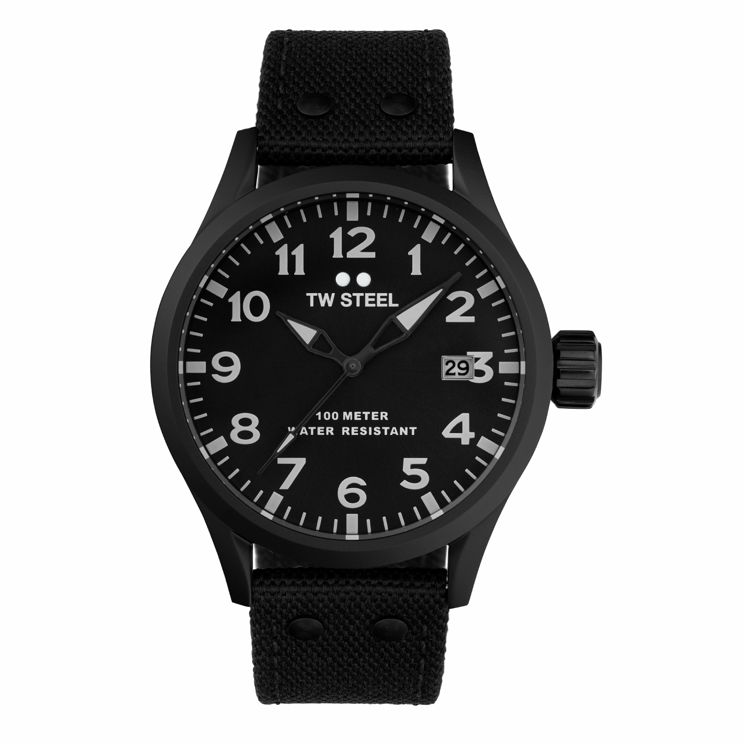 TW Steel Volante 45MM Black Dial Mens Watch VS103 