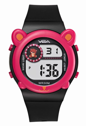 V2A Critter Series Digital Watch for Kids (Ages 30) Cute Cat Ears, 7-Color Backlight, Waterproof, Alarm & Stopwatch,kids watch,smart watch for kids,kids GPS watch,waterproof kids watch,affordable smart watch for kids,watch for 3-10 year old,boys kids w