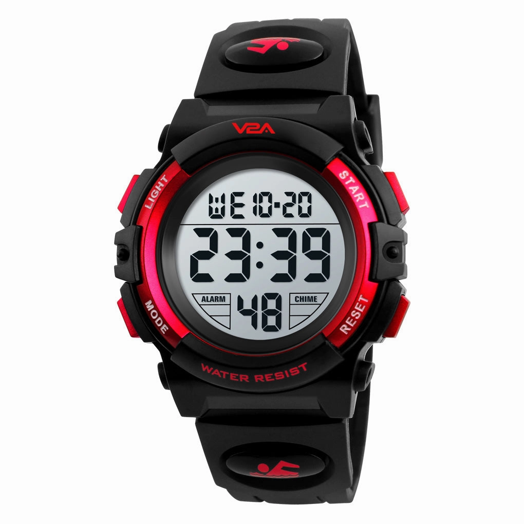 V2A Digital Boy's & Girl's Watch (Black Dial Blue Colored Strap),kids watch,smart watch for kids,kids GPS watch,waterproof kids watch,affordable smart watch for kids,watch for 3-10 year old,boys kids watch,girl kids watch