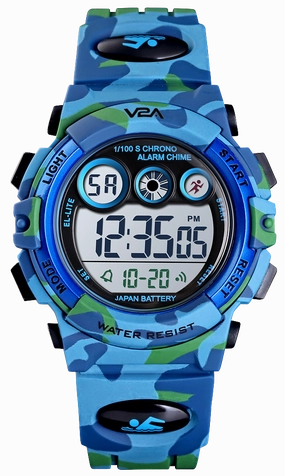 V2A Digital Kids Sports Watch with 7 Color Backlight Alarm Stopwatch for Boys and Girls,kids watch,smart watch for kids,kids GPS watch,waterproof kids watch,affordable smart watch for kids,watch for 3-10 year old,boys kids watch,girl kids watch