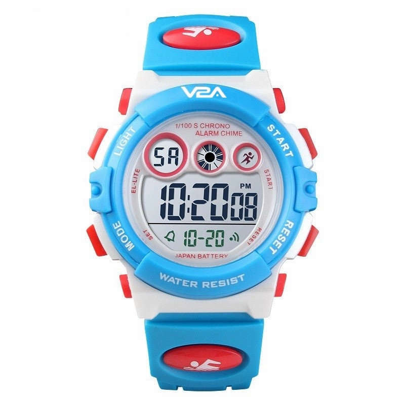 V2A Digital Kids Sports Watch with 7 Color,kids watch,smart watch for kids,kids GPS watch,waterproof kids watch,affordable smart watch for kids,watch for 3-10 year old,boys kids watch,girl kids watch