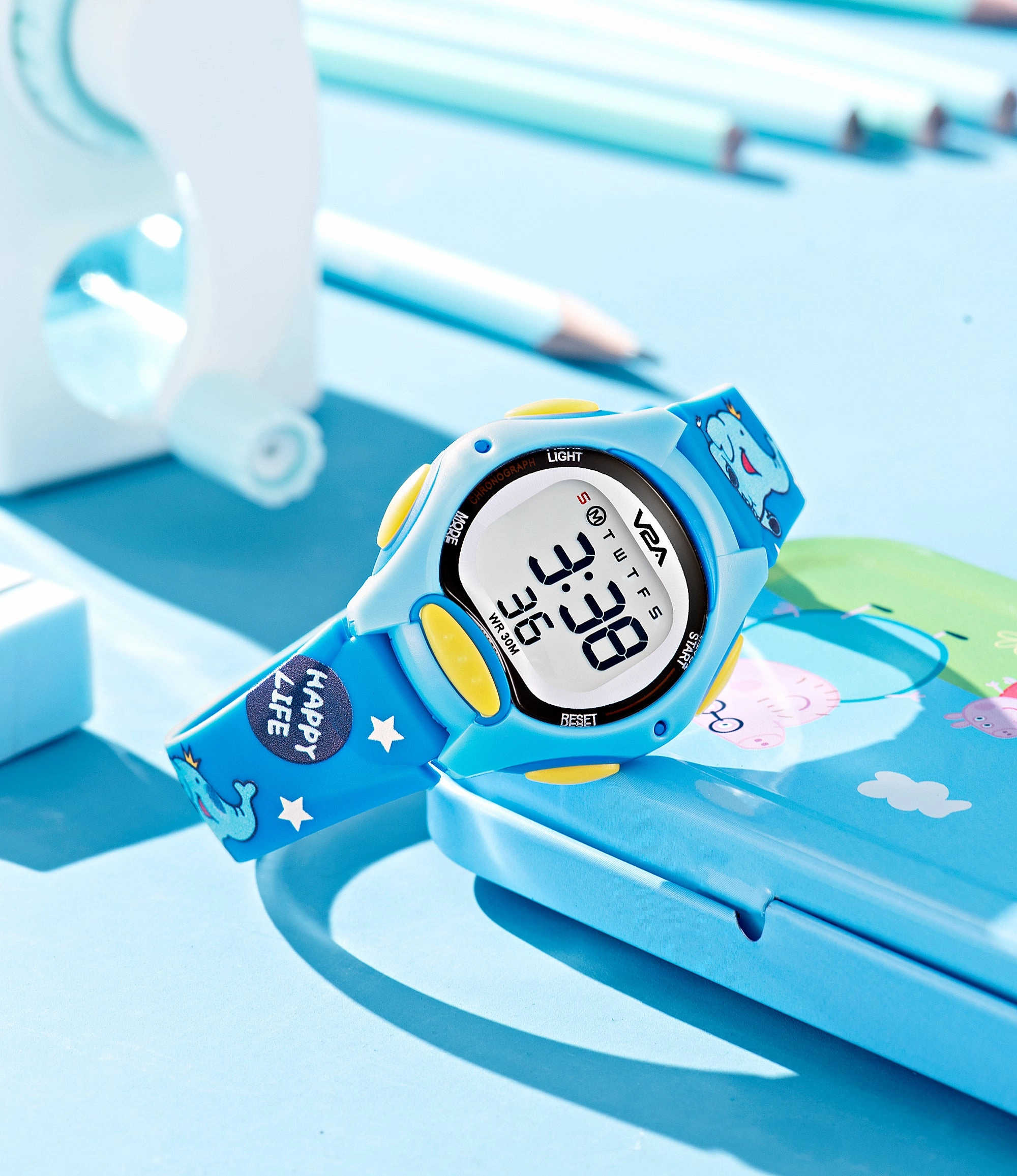 V2A Digital Watch for Boys ??Kids Between 3 to 10 Years of Age Multi-Functional 30 M Waterproof Digital Sports Watches for Boys| Watch for Kids Age 3 5 6 7 8