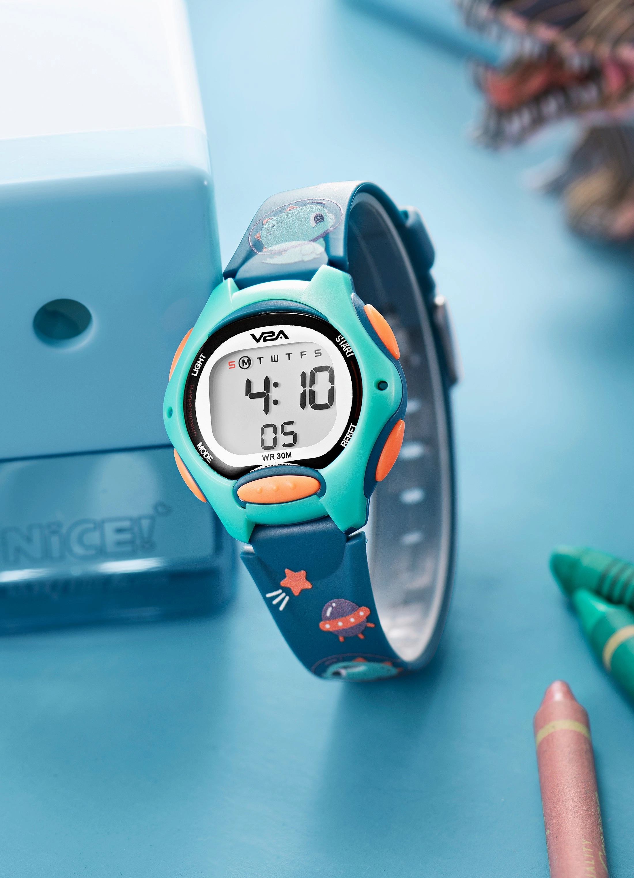 V2A Digital Watch for Boys ??Kids Between 3 to 10 Years of Age Multi-Functional 30 M Waterproof Digital Sports Watches for Boys| Watch for Kids Age 3 5 6 7 8