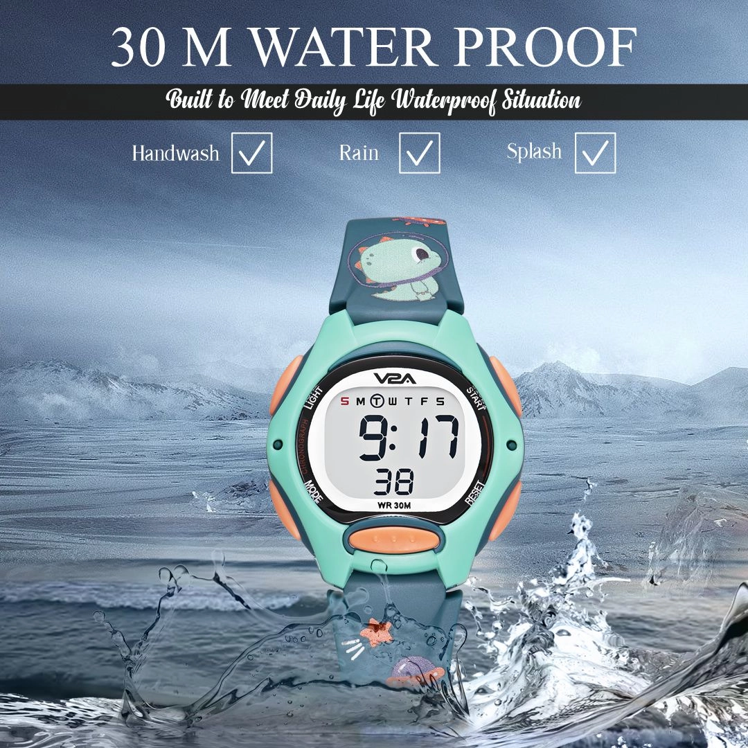 V2A Digital Watch for Boys ??Kids Between 3 to 10 Years of Age Multi-Functional 30 M Waterproof Digital Sports Watches for Boys| Watch for Kids Age 3 5 6 7 8