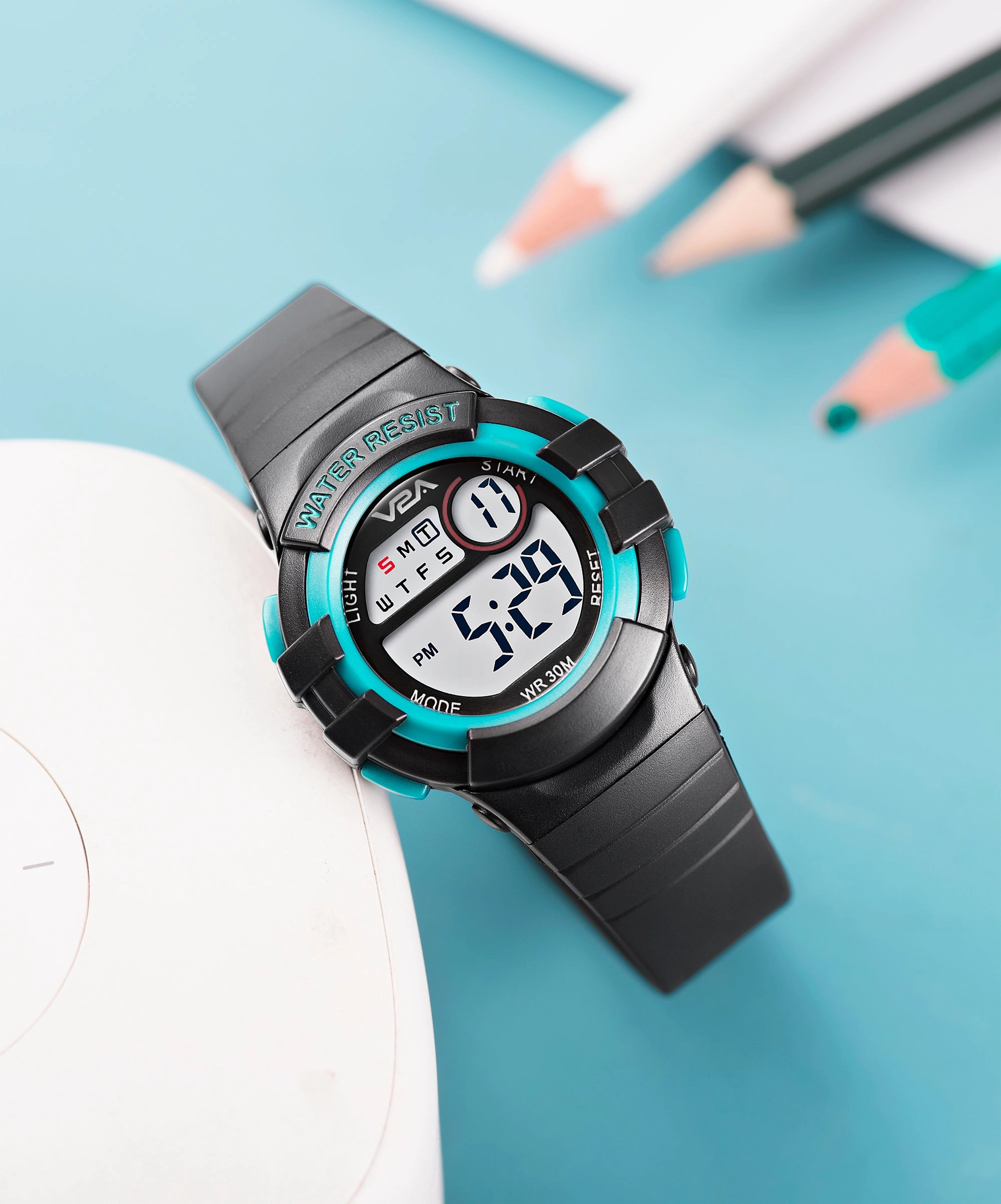 V2A Digital Watch for Boys ??Kids Between 3 to 10 Years of Age Multi-Functional 30 M Waterproof Digital Sports Watches for Boys| Watch for Kids Age 3 5 6 7 8