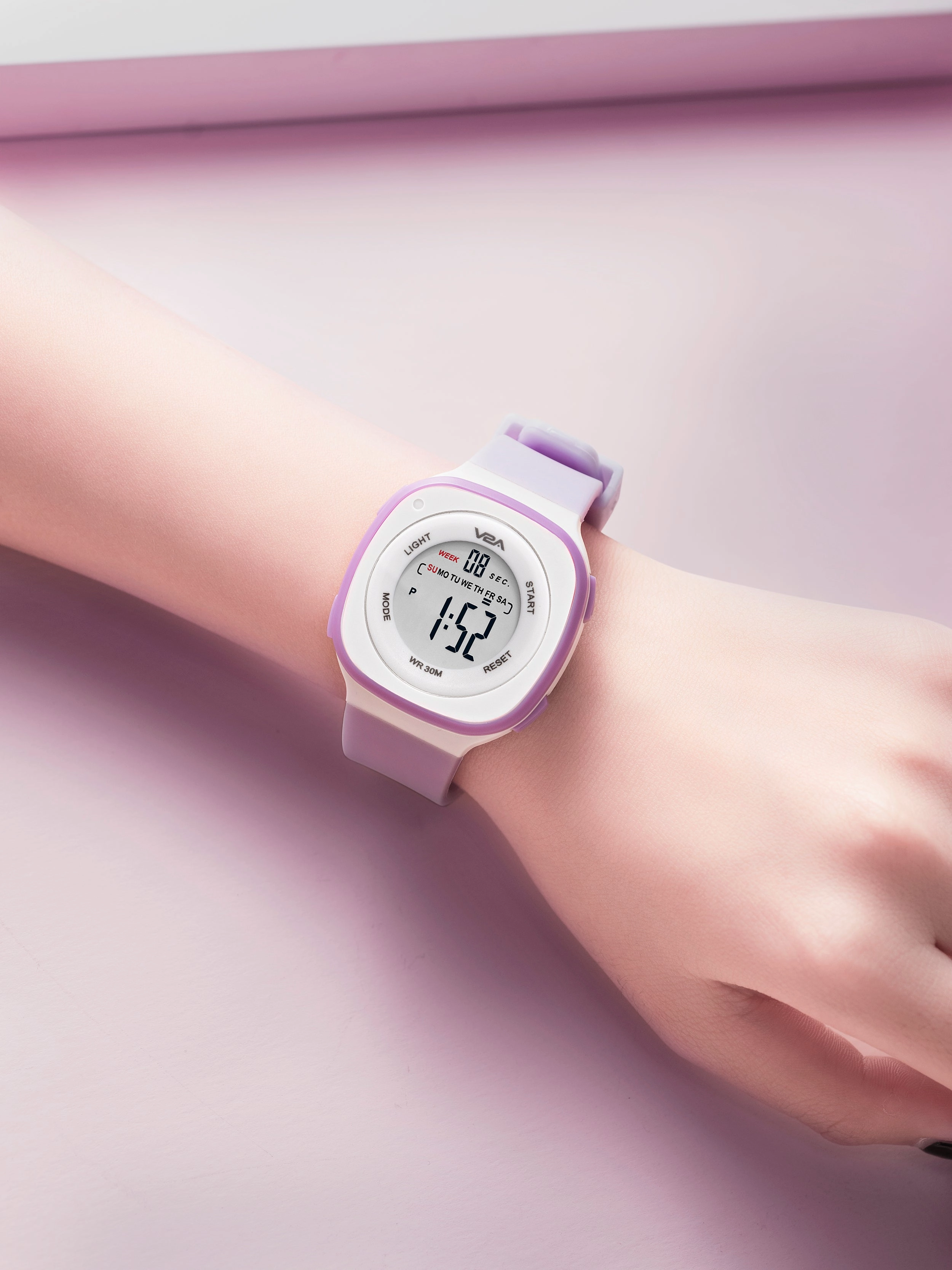 V2A Digital Watch for Girls ??Kids Between 4 to 14 Years of Age Multi-Functional 30 M Waterproof Digital Sports Watches for Girls | Digital Watch for Girls Age 4 5 6 7 8 9