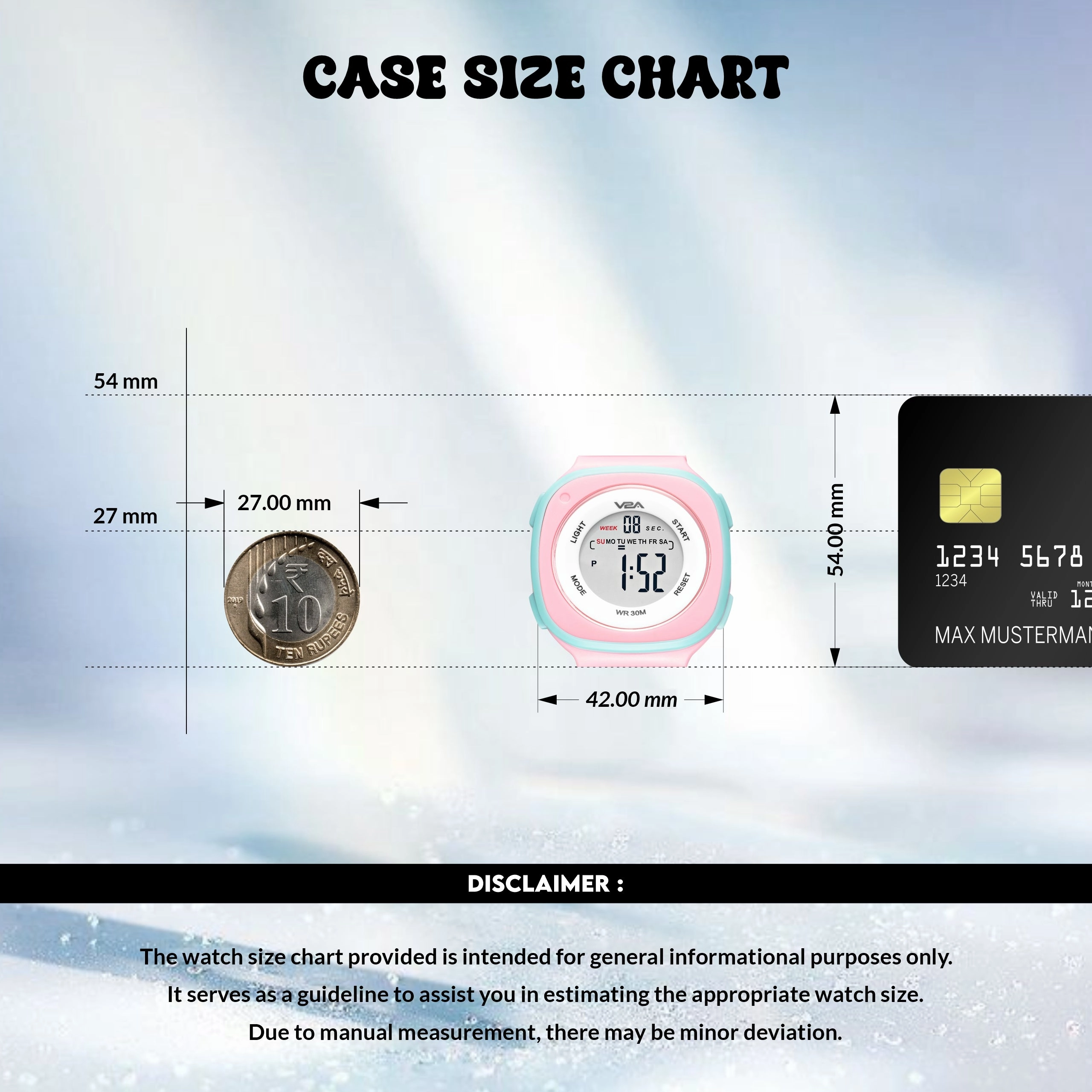 V2A Digital Watch for Girls ??Kids Between 4 to 14 Years of Age Multi-Functional 30 M Waterproof Digital Sports Watches for Girls | Digital Watch for Girls age 4 5 6 7 8 9