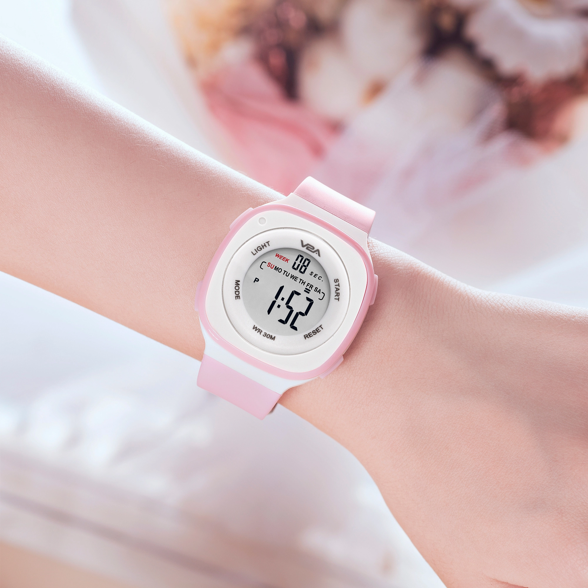 V2A Digital Watch for Girls ??Kids Between 4 to 14 Years of Age Multi-Functional 30 M Waterproof Digital Sports Watches for Girls | Digital Watch for Girls Age 4 5 6 7 8 9