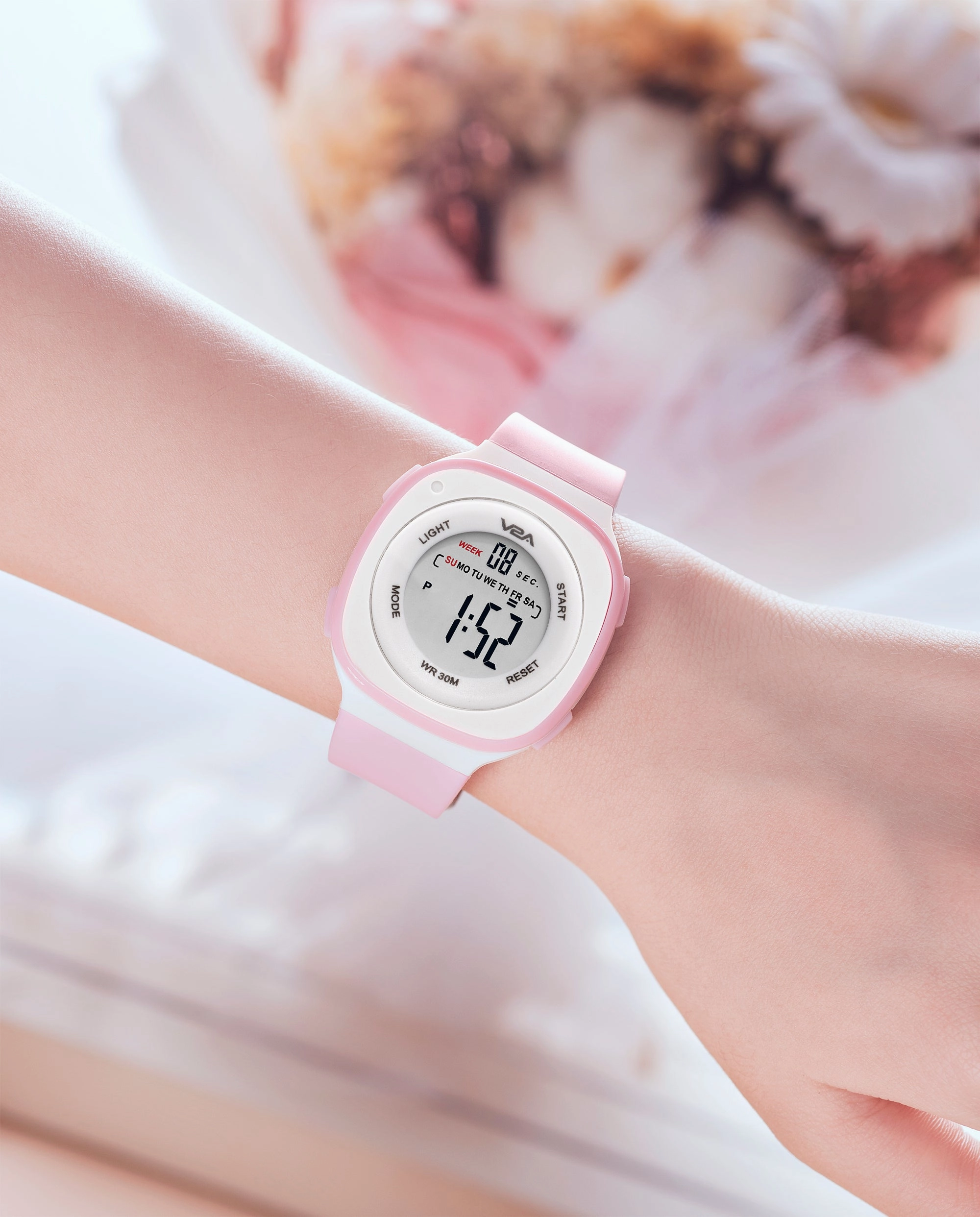 V2A Digital Watch for Girls ??Kids Between 4 to 14 Years of Age Multi-Functional 30 M Waterproof Digital Sports Watches for Girls | Digital Watch for Girls Age 4 5 6 7 8 9