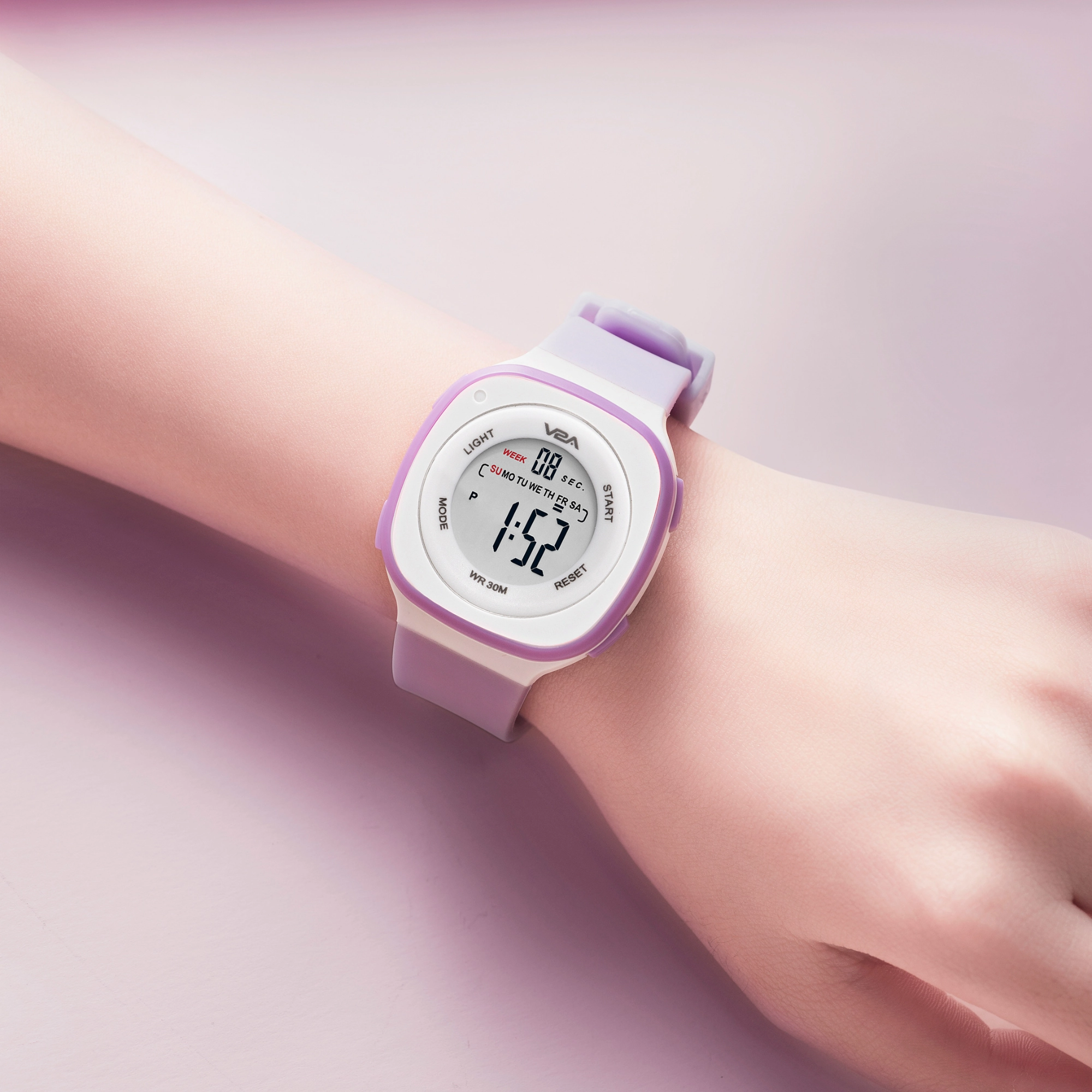 V2A Digital Watch for Girls ??Kids Between 4 to 14 Years of Age Multi-Functional 30 M Waterproof Digital Sports Watches for Girls | Digital Watch for Girls Age 4 5 6 7 8 9
