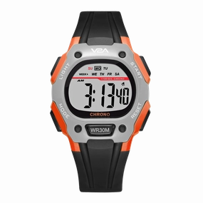 V2A Digital Water Resistant Kids Blue and Orange Sports Watch for Boys,kids watch,smart watch for kids,kids GPS watch,waterproof kids watch,affordable smart watch for kids,watch for 3-10 year old,boys kids watch,girl kids watch