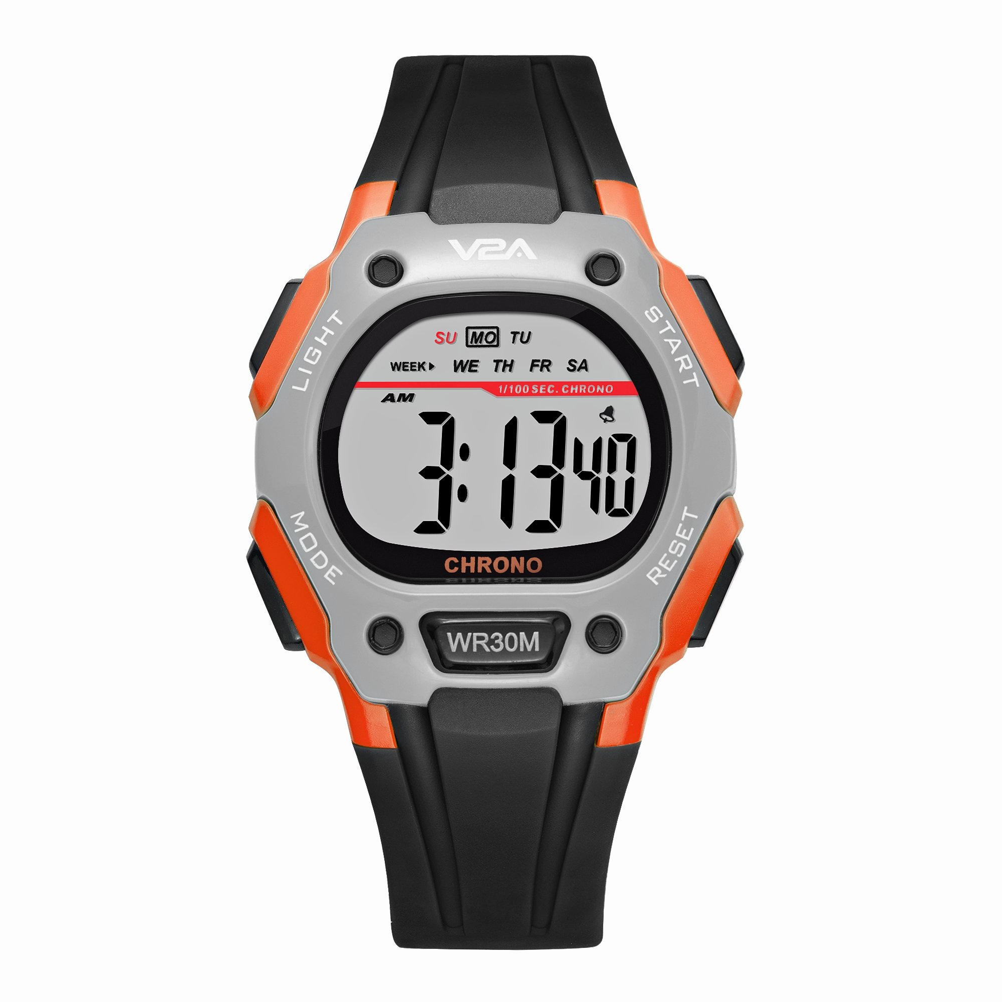 V2A Digital Water Resistant Kids Blue and Orange Sports Watch for Boys,kids watch,smart watch for kids,kids GPS watch,waterproof kids watch,affordable smart watch for kids,watch for 3-10 year old,boys kids watch,girl kids watch