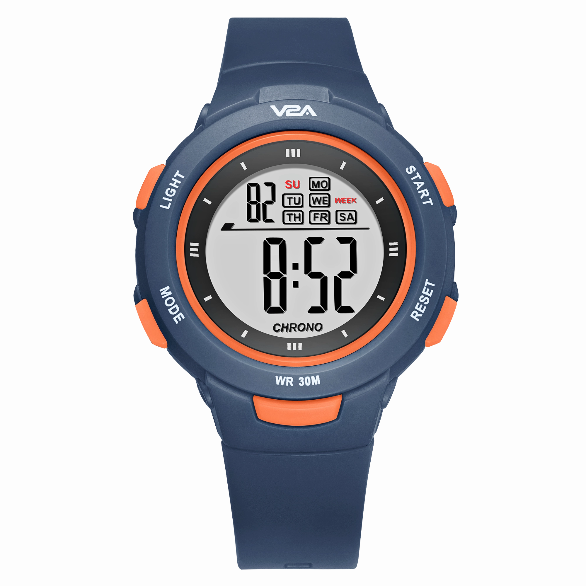 V2A Digital Water Resistant Pink Color Sports Watch for Women and Girls